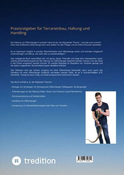 Produktbild: Sicherheitskonzepte bei der Giftschlangenhaltung