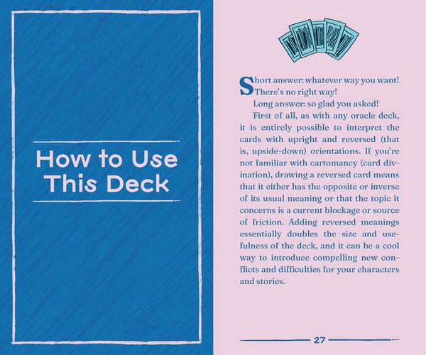 Produktbild: The Writer's Oracle Deck & Guidebook