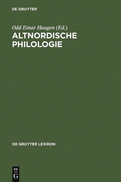Produktbild: Altnordische Philologie
