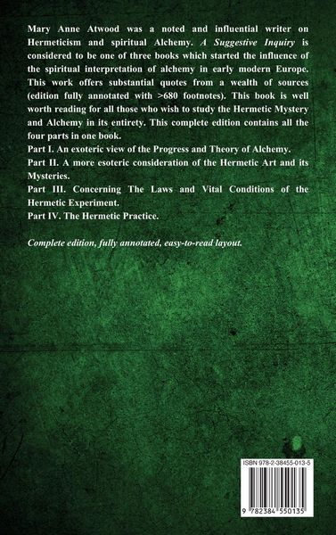 Produktbild: A Suggestive Inquiry into the Hermetic Mystery and Alchemy