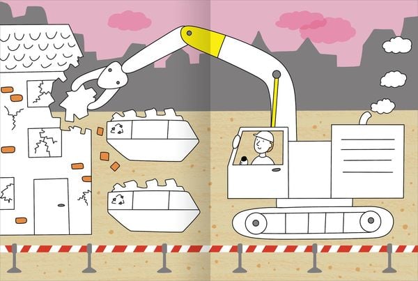 Produktbild: Mein gro&szlig;es buntes Malbuch &ndash; Baustelle