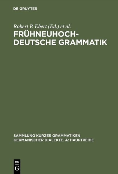 Produktbild: Fr&uuml;hneuhochdeutsche Grammatik