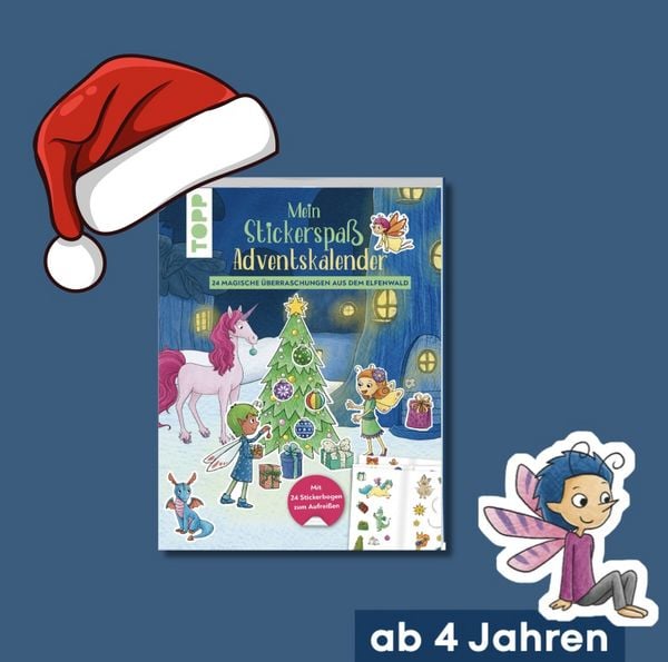 Produktbild: Mein Stickerspa&szlig;-Adventskalender