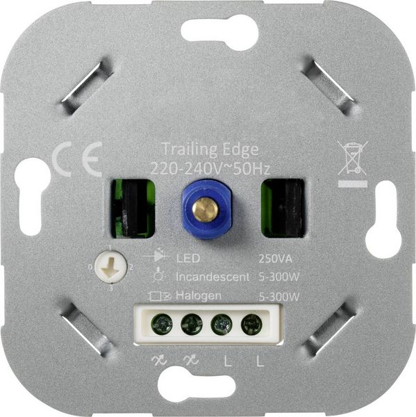 Produktbild: Sygonix SY-4697892 Drehdimmer Geeignet f&uuml;r Leuchtmittel: Halogenlampe, LED-Lampe, Gl&uuml;hlampe
