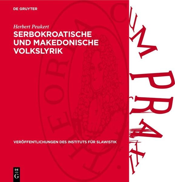 Produktbild: Serbokroatische und Makedonische Volkslyrik