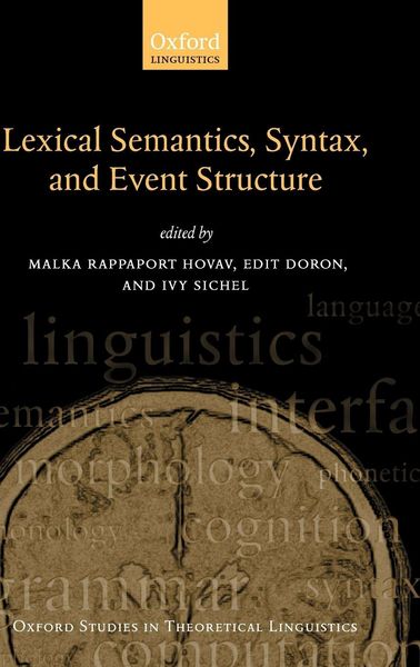 Produktbild: Syntax, Lexical Semantics, and Event Structure
