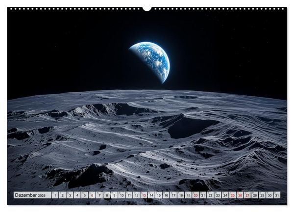 Produktbild: Kosmische Landschaften - Jenseits der Erde (Wandkalender 2026 DIN A2 quer), CALVENDO Monatskalender