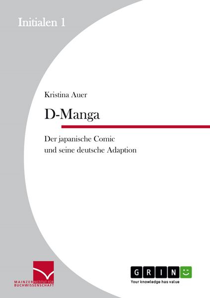 Produktbild: D-Manga. Der japanische Comic und seine deutsche Adaption