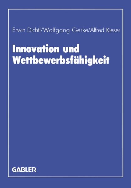 Produktbild: Innovation und Wettbewerbsf&auml;higkeit