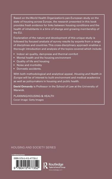 Produktbild: Housing and Health in Europe