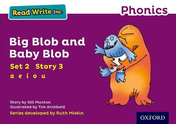 Produktbild: Read Write Inc. Phonics: Big Blob and Baby Blob (Purple Set 2 Storybook 3)