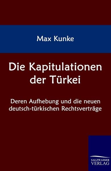 Produktbild: Die Kapitulationen der T&uuml;rkei
