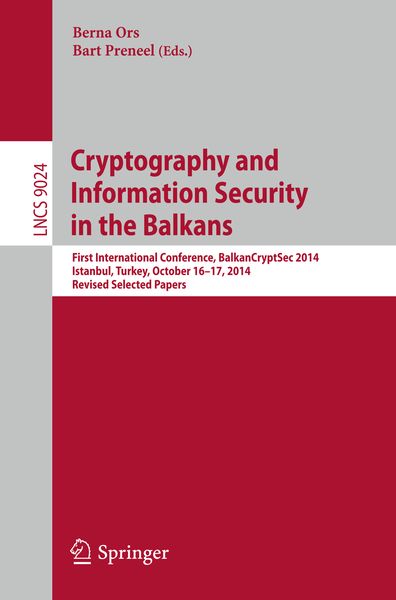 Produktbild: Cryptography and Information Security in the Balkans