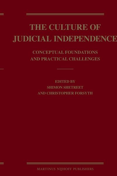 Produktbild: The Culture of Judicial Independence