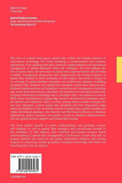 Produktbild: Spatial Database Systems