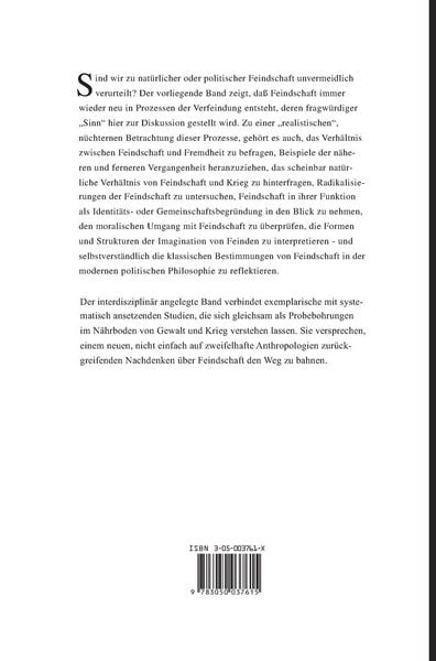 Produktbild: Vom Sinn der Feindschaft