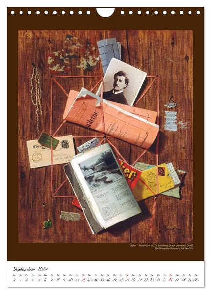 Produktbild: Trompe-l'&oelig;il - Die Kunst der Illusion. Kunstkalender (Wandkalender 2027 DIN A4 hoch), CALVENDO Monatskalender