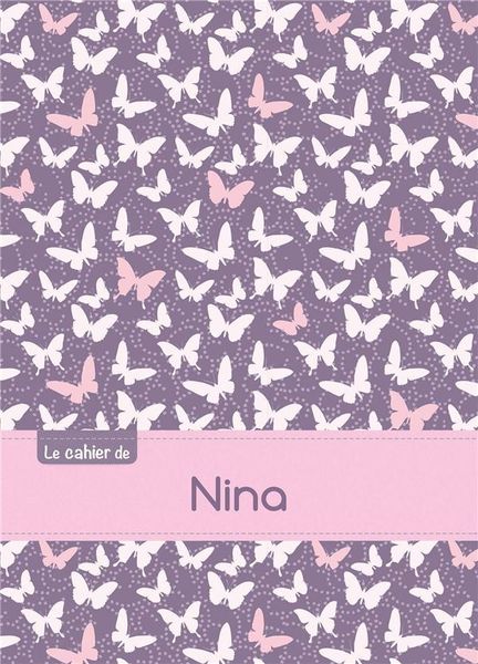 Produktbild: Cahier nina blanc,96p,a5