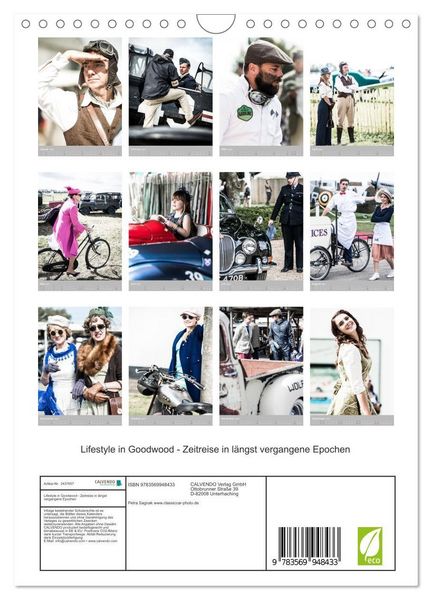 Produktbild: Lifestyle in Goodwood - Zeitreise in l&auml;ngst vergangene Epochen (Wandkalender 2027 DIN A4 hoch), CALVENDO Monatskalender
