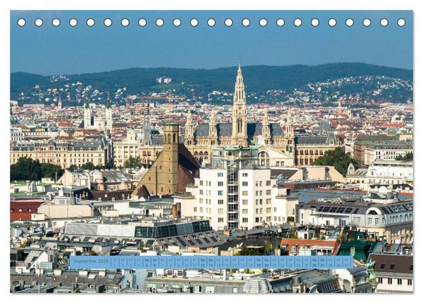 Produktbild: St&auml;dtereise Wien (Tischkalender 2026 DIN A5 quer), CALVENDO Monatskalender