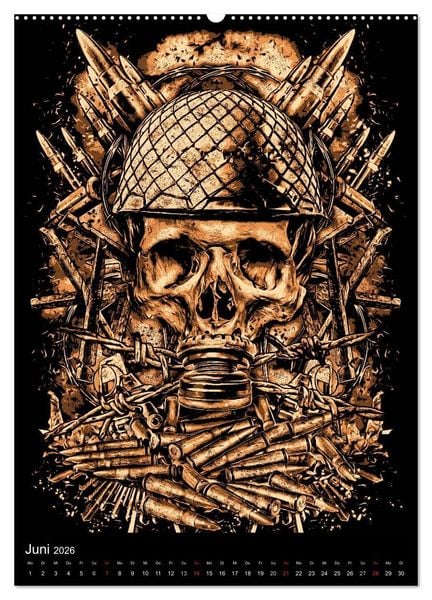 Produktbild: BLOODBOY/DARK ILLUSTRATION (hochwertiger Premium Wandkalender 2026 DIN A2 hoch), Kunstdruck in Hochglanz
