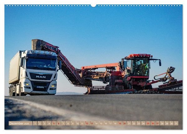 Produktbild: Moderne Landtechnik (Wandkalender 2026 DIN A2 quer), CALVENDO Monatskalender