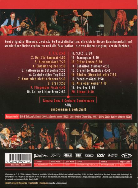 Produktbild: Silly + Gundermann & Seilschaft - Unplugged