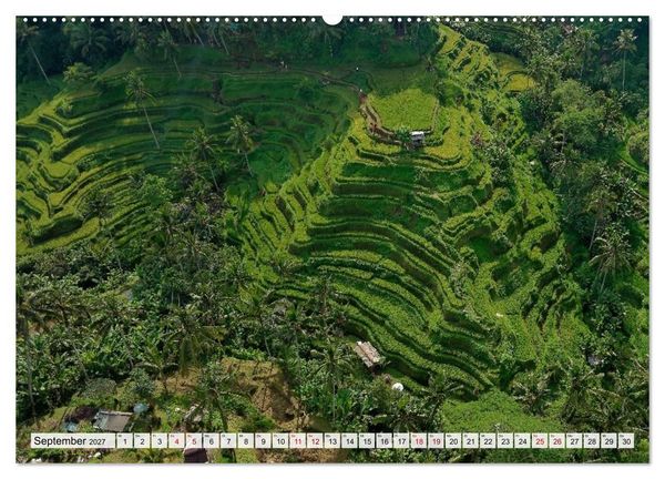 Produktbild: Indonesien von oben - spektakul&auml;re Landschaften aus der Vogelperspektive (hochwertiger Premium Wandkalender 2027 DIN A2 quer), Kunstdruck in Hochglanz