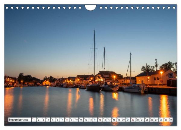 Produktbild: Schiff und Segel - HIDDENSEE (Wandkalender 2026 DIN A4 quer), CALVENDO Monatskalender