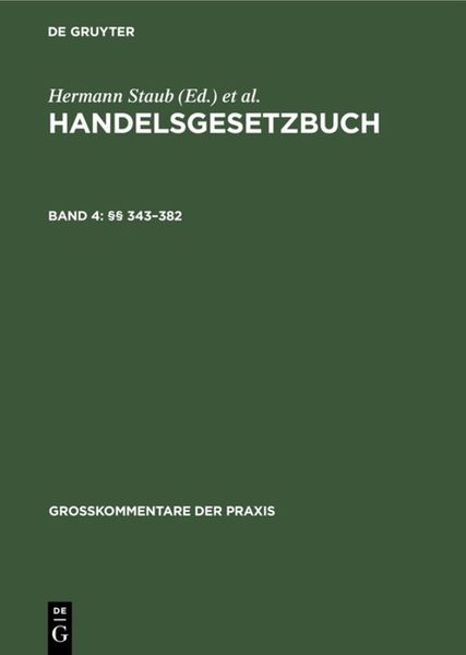 Produktbild: &sect;&sect; 343&ndash;382