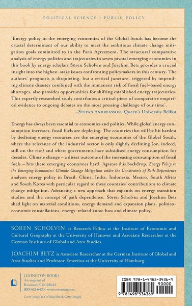 Produktbild: Energy Policy in the Emerging Economies