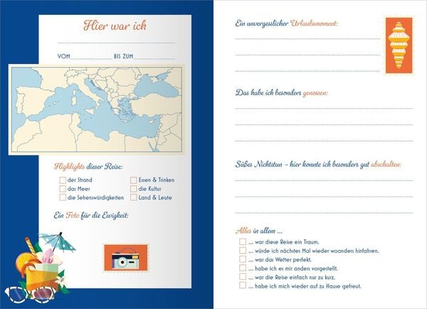 Produktbild: Mein Reisetagebuch &ndash; Farben des Sommers