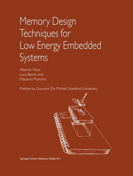 Produktbild: Memory Design Techniques for Low Energy Embedded Systems
