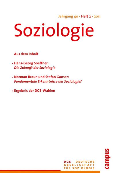 Produktbild: Soziologie 2.2011