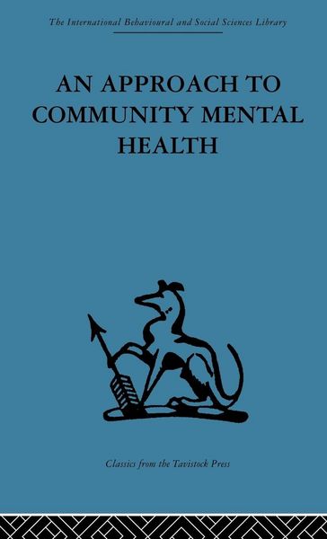 Produktbild: An Approach to Community Mental Health