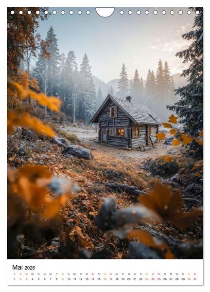 Produktbild: Bergwelten - Berge T&auml;ler Augenblicke (Wandkalender 2026 DIN A4 hoch), CALVENDO Monatskalender