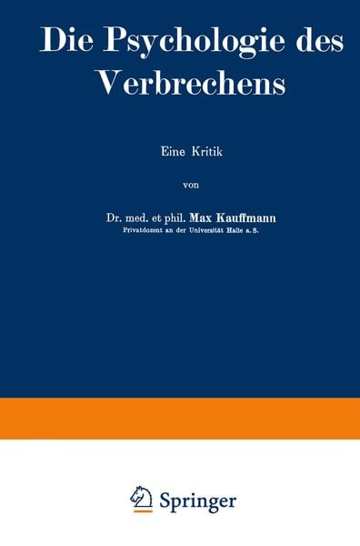 Produktbild: Die Psychologie des Verbrechens
