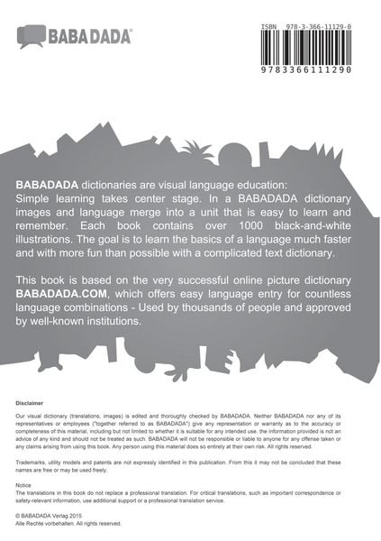 Produktbild: Bulgarian (in cyrillic script) - Akan Kasa, visual dictionary, BW
