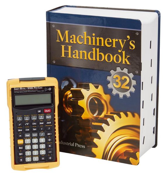 Produktbild: Machinery's Handbook 32nd Edition & 4090 Sheet Metal / HVAC Pro Calc Calculator (Set): Large Print