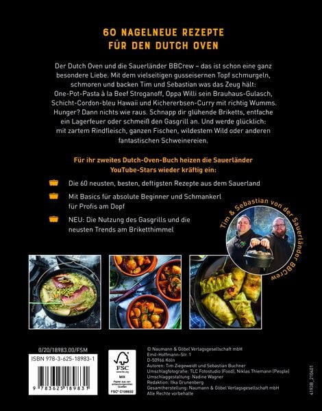 Dutch Oven - Neue Rezepte von der Sauerländer BBCrew