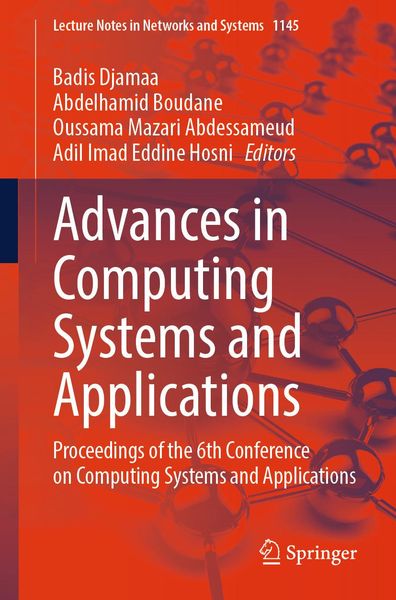 Produktbild: Advances in Computing Systems and Applications