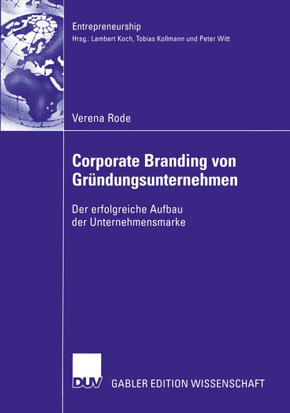 Produktbild: Corporate Branding von Gr&uuml;ndungsunternehmen