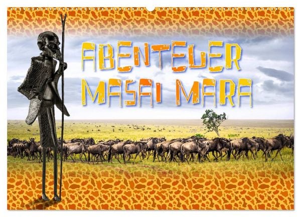 Produktbild: Abenteuer Masai Mara (Wandkalender 2026 DIN A2 quer), CALVENDO Monatskalender