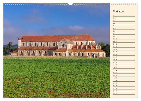 Produktbild: Burgund - Das gr&uuml;ne Herz Frankreichs (hochwertiger Premium Wandkalender 2026 DIN A2 quer), Kunstdruck in Hochglanz