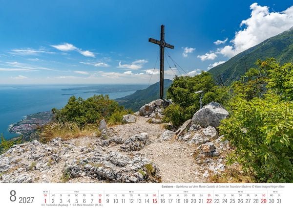 Produktbild: Gardasee 2027 Bildkalender A3 cm quer, spiralgebunden