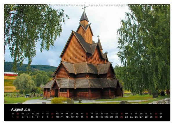 Produktbild: Norwegen - Der S&uuml;den (hochwertiger Premium Wandkalender 2026 DIN A2 quer), Kunstdruck in Hochglanz