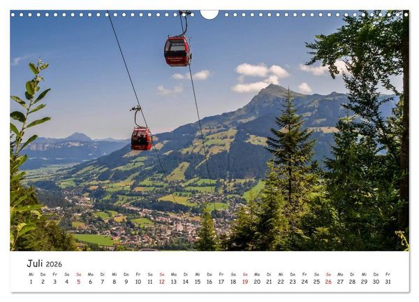 Produktbild: Kitzb&uuml;hel. Die Stadt im Herz der Alpen (Wandkalender 2026 DIN A3 quer), CALVENDO Monatskalender