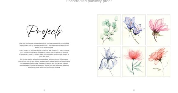 Produktbild: Aquarell trifft Bl&uuml;tenpoesie