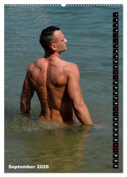Produktbild: Mannsbilder Spiegelbilder (Wandkalender 2026 DIN A2 hoch), CALVENDO Monatskalender