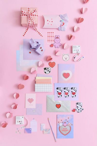 Produktbild: 3D-Kartenset Chingu , B6, 6 Karten, 6 Umschl&auml;ge